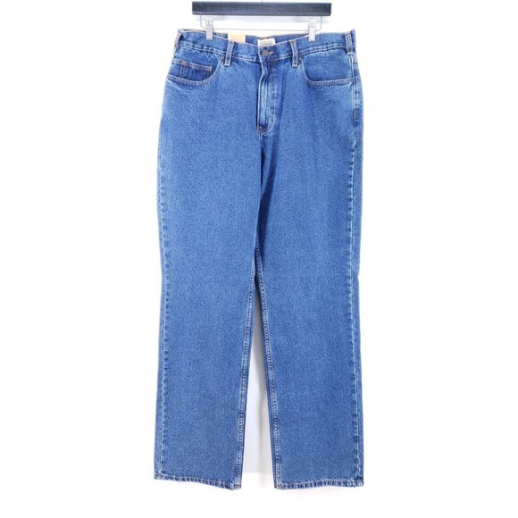 C.E. Schmidt Workwear Mens Size 36x36 Relaxed Fit Five-Pocket Blue Jeans - Picture 2 of 10